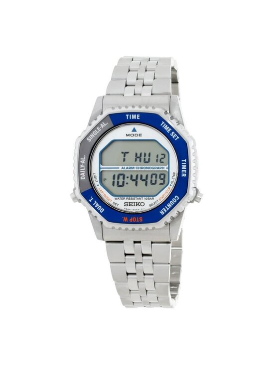 NWT Seiko Rotocall Alarm Chronograph Quartz Digital Watch
